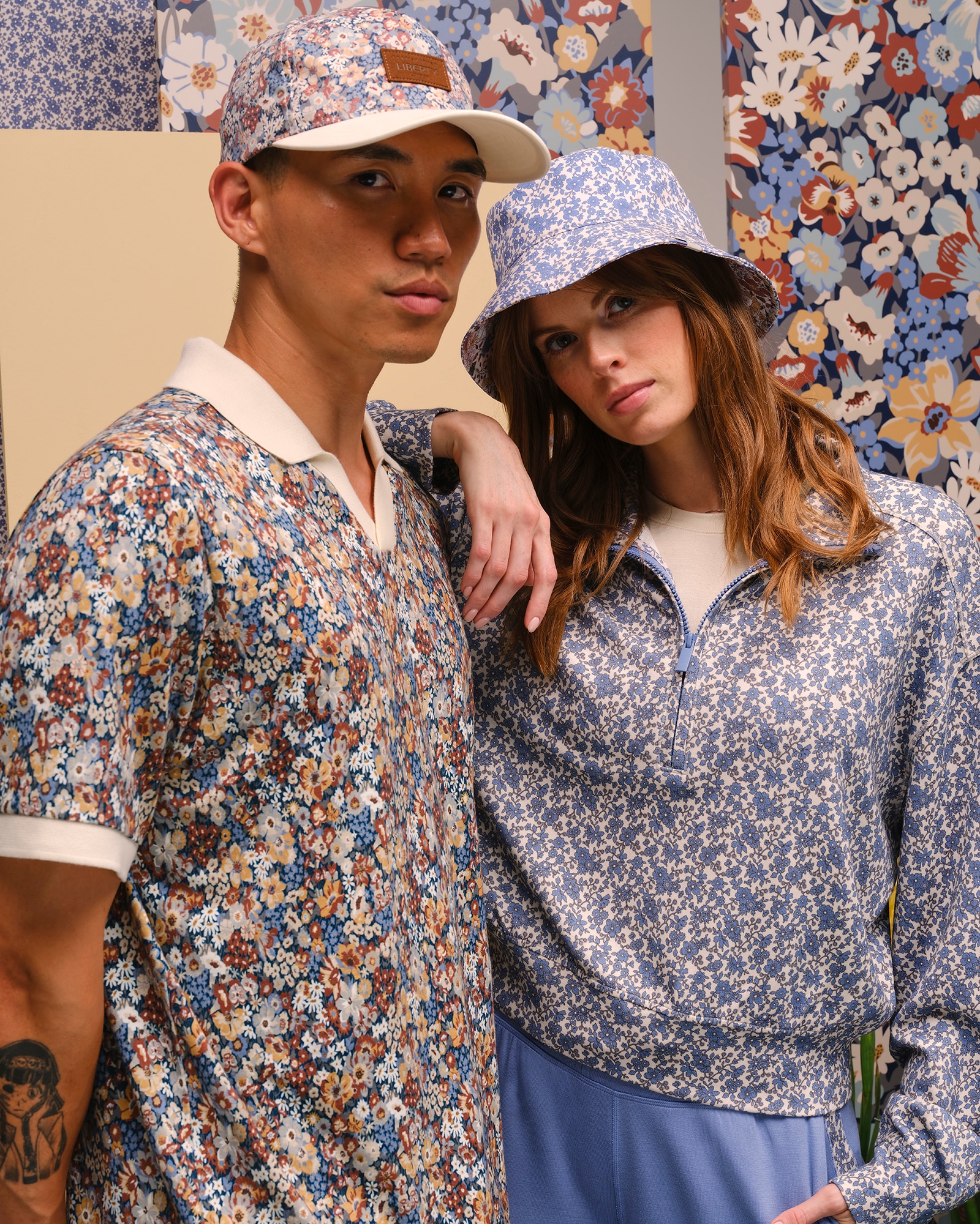 TravisMathew X Liberty London Men's Cloud Midweight Archer Zen